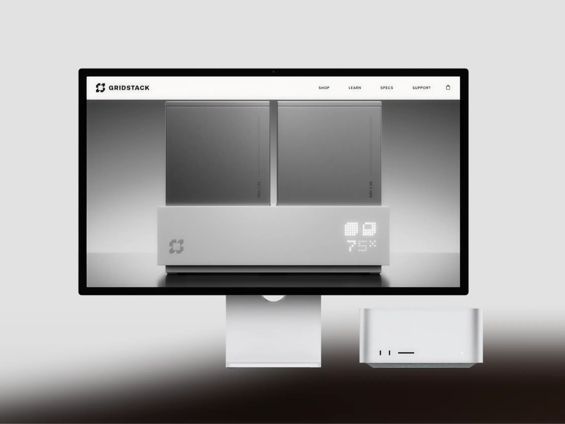 Gridstack new website, designed by Azwedo